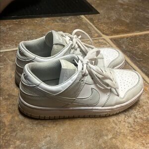 Nike White Low-Top Sneakers